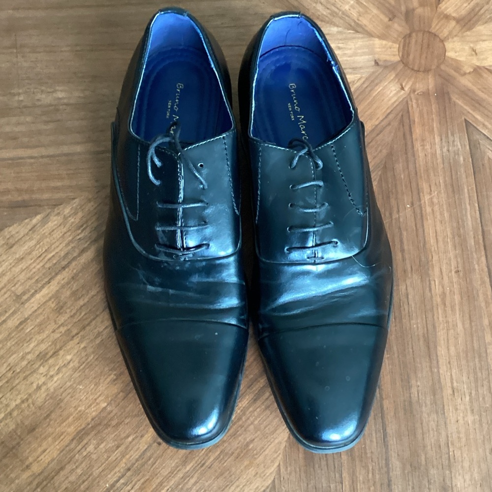 Bruno Marc Black Men's Oxfords